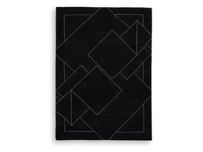 Marav Black/White Medium Rug (Online Special Price) - Ornate Home