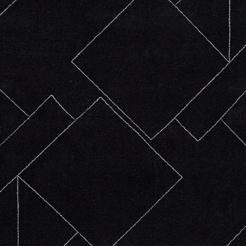 Marav Black/White Medium Rug - Ornate Home