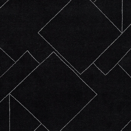 Marav Black/White Medium Rug - Ornate Home