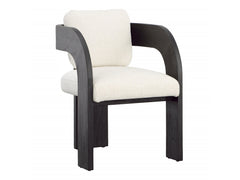 Maravi Cream/Black Dining Chair - Ornate Home
