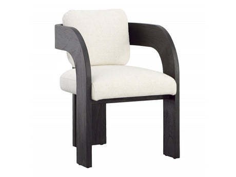 Maravi Cream/Black Dining Chair - Ornate Home