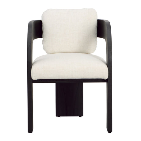 Maravi Cream/Black Dining Chair - Ornate Home