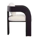 Maravi Cream/Black Dining Chair - Ornate Home