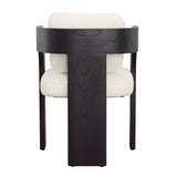 Maravi Cream/Black Dining Chair - Ornate Home