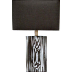 Maravilla Black/White Pattered Base Fabric Shade Wall Sconce - Ornate Home