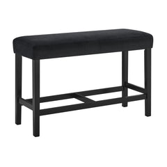 Marbel Gold/Black Faux Marble Counter Height Dining Set - Ornate Home