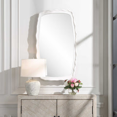 Marbella White Mirror - Ornate Home
