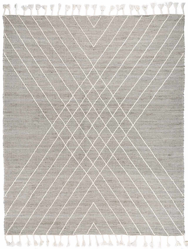 Marbletown Jute&Wool Blend Rug with Tassels - Clearance - Ornate Home