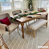 Marbletown Jute&Wool Blend Rug with Tassels - Clearance - Ornate Home