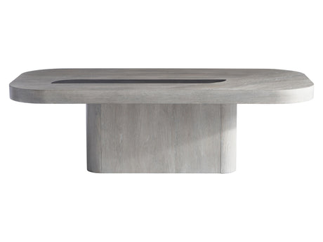 Marcato Cerused Greige/Dark Graphite Cocktail Table - Ornate Home