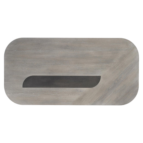 Marcato Cerused Greige/Dark Graphite Cocktail Table - Ornate Home