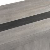 Marcato Cerused Greige/Dark Graphite Cocktail Table - Ornate Home