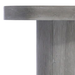 Marcato Cerused Greige/Dark Graphite Side Table (26" W) - Ornate Home