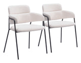 Marcel Cream Dining Chair (Set of 2) - Ornate Home
