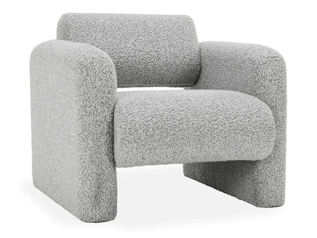 Marcel Mercury Gray Boucle Accent Chair - Ornate Home
