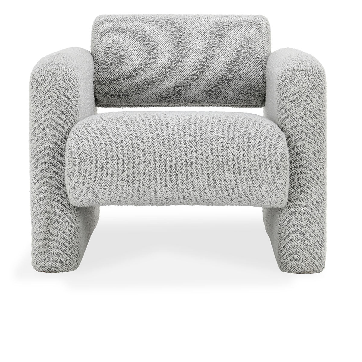 Marcel Mercury Gray Boucle Accent Chair - Ornate Home