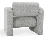Marcel Mercury Gray Boucle Accent Chair - Ornate Home