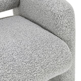 Marcel Mercury Gray Boucle Accent Chair - Ornate Home