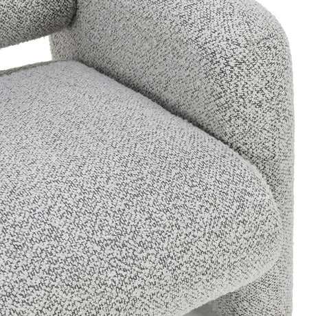 Marcel Mercury Gray Boucle Accent Chair - Ornate Home