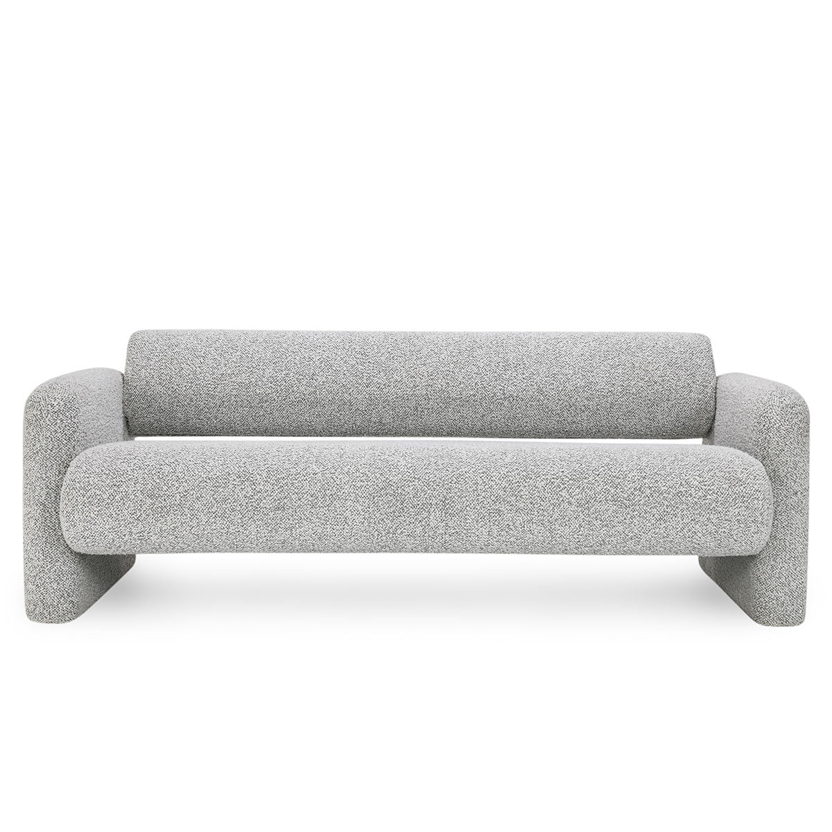 Marcel Mercury Gray Boucle Sofa - Ornate Home