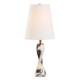 Marcela Black Panda Marble Buffet Lamp - Ornate Home