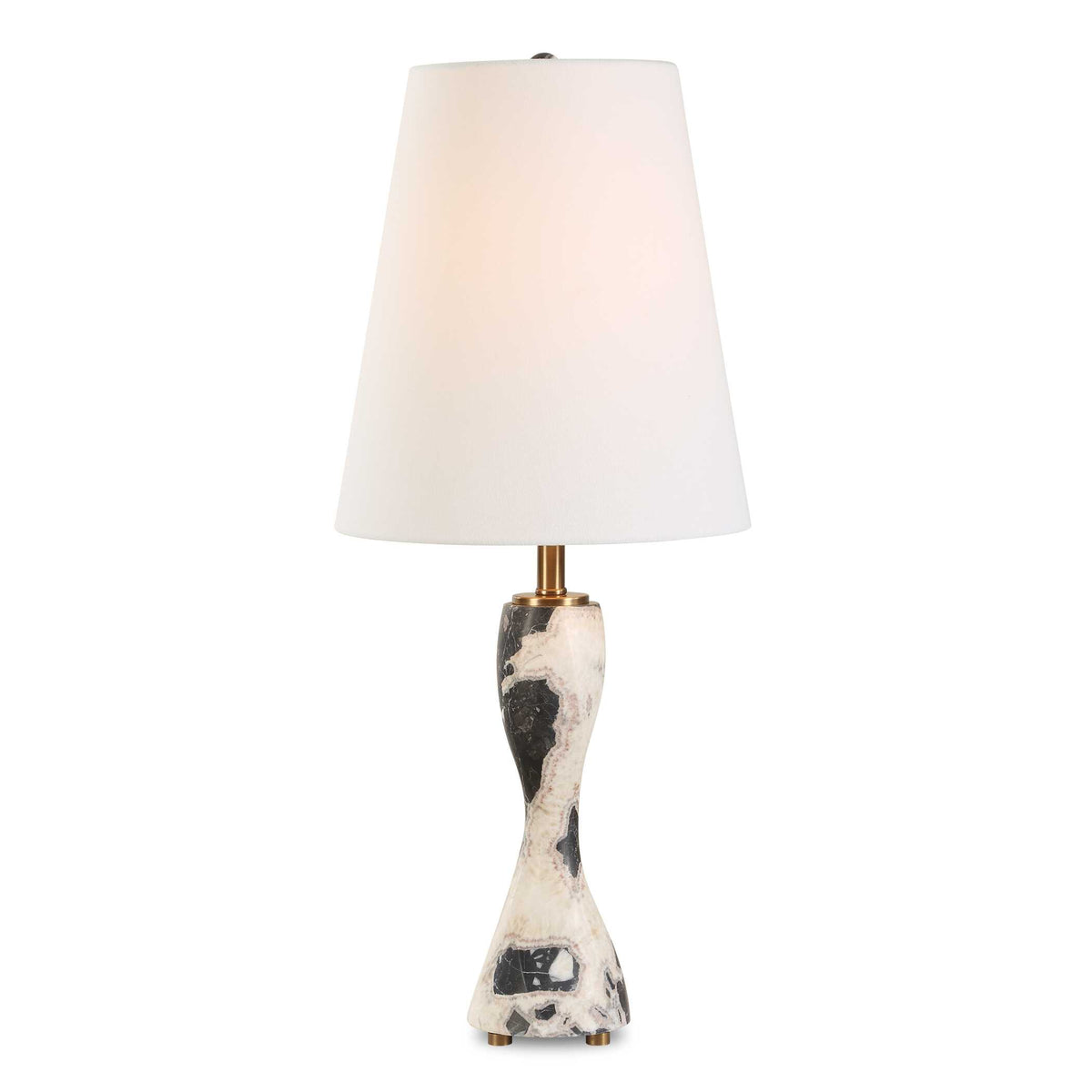 Marcela Black Panda Marble Buffet Lamp - Ornate Home