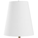 Marcela Black Panda Marble Buffet Lamp - Ornate Home