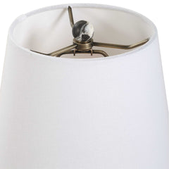 Marcela Black Panda Marble Buffet Lamp - Ornate Home