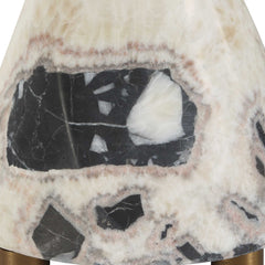 Marcela Black Panda Marble Buffet Lamp - Ornate Home