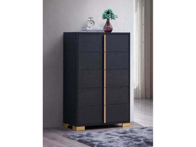 Marceline Black Chest - Ornate Home
