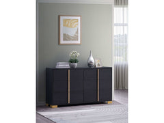 Marceline Black Dresser - Ornate Home