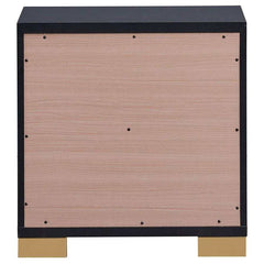 Marceline Black Nightstand - Ornate Home