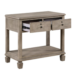 Marceline Gray Oak 4-Piece Queen Bedroom Set - Ornate Home