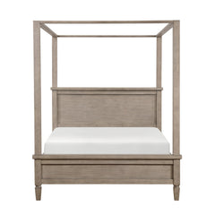 Marceline Gray Oak 4-Piece Queen Bedroom Set - Ornate Home