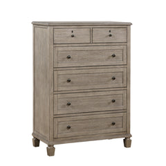 Marceline Gray Oak 5-Piece Queen Bedroom Set - Ornate Home