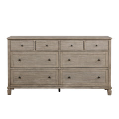 Marceline Gray Oak 5-Piece Queen Bedroom Set - Ornate Home