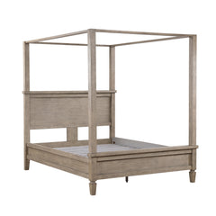 Marceline Gray Oak California King Platform Bed - Ornate Home