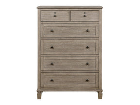 Marceline Gray Oak Chest - Ornate Home