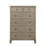 Marceline Gray Oak Chest - Ornate Home