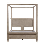 Marceline Gray Oak Eastern King Platform Bed - Ornate Home