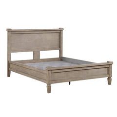 Marceline Gray Oak Eastern King Platform Bed - Ornate Home