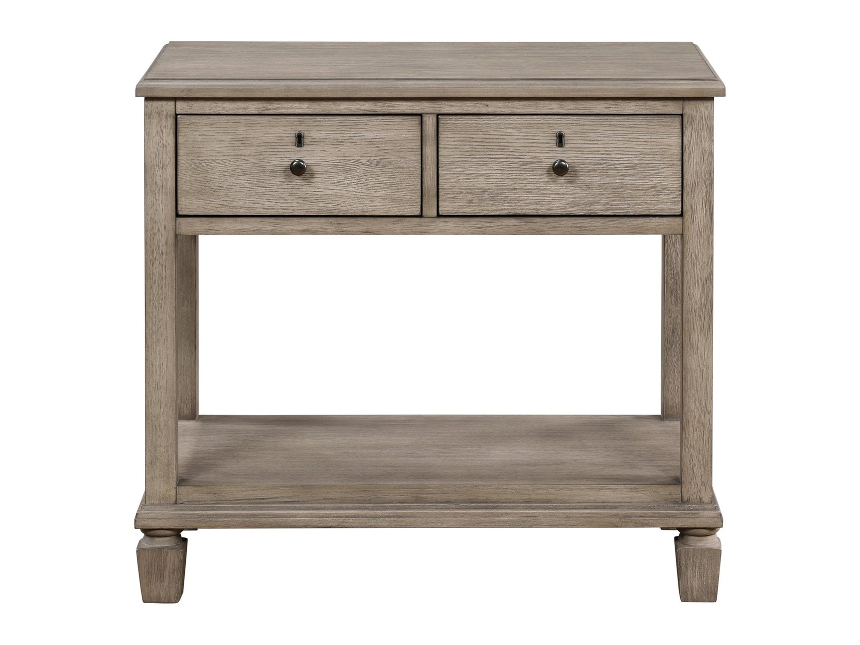 Marceline Gray Oak Nightstand - Ornate Home