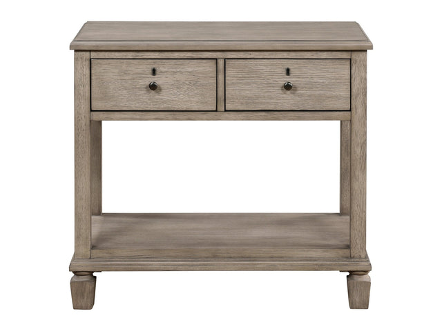 Marceline Gray Oak Nightstand - Ornate Home