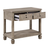 Marceline Gray Oak Nightstand - Ornate Home