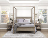 Marceline Gray Oak Nightstand - Ornate Home