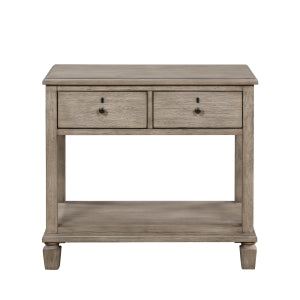 Marceline Gray Oak Nightstand - Ornate Home