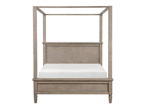 Marceline Gray Oak Queen Platform Bed - Ornate Home