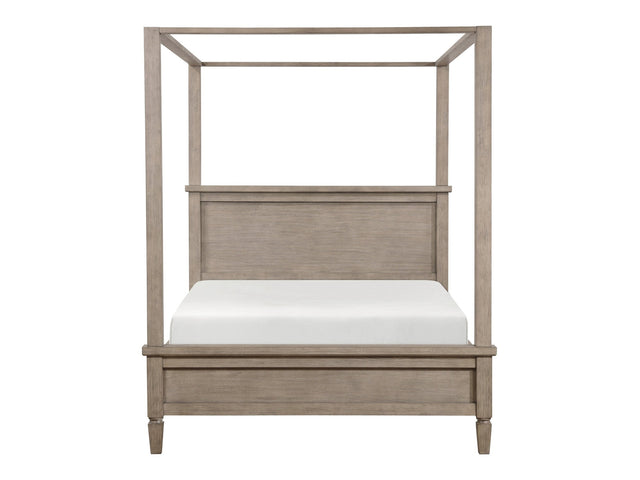 Marceline Gray Oak Queen Platform Bed - Ornate Home