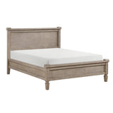 Marceline Gray Oak Queen Platform Bed - Ornate Home