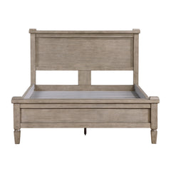 Marceline Gray Oak Queen Platform Bed - Ornate Home